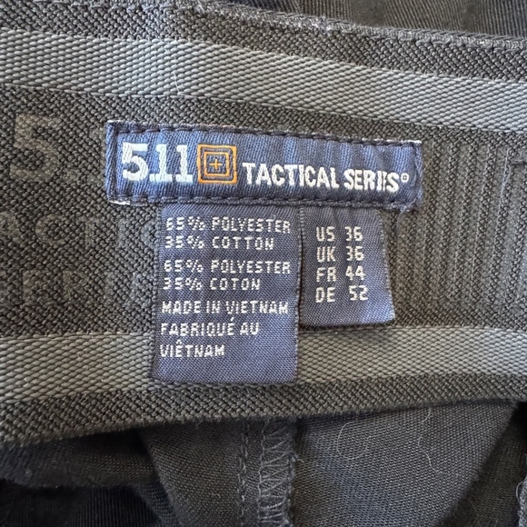 5.11‎ Tactical Men's Twill PDV Cargo Uniform Pants Black Size Tag: 36 Workwear - Picture 8 of 15